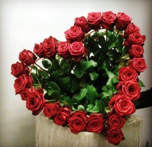 Valentine's Day Porta Nova Bouquet Red Naomi roses 557