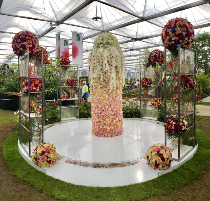 FLORAL FUNDAMENTALS’ EXHIBIT AT CHELSEA FLOWER SHOW WITH PORTA NOVA ROSES popo3