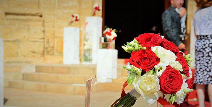 porta nova red naomi bridal bouquet