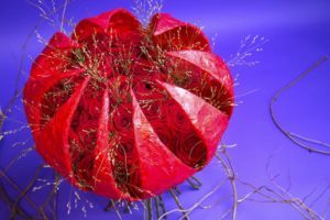 Christmas Floral design Inspiration with Red Naomi roses by Ioachim Erema