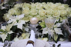 Pirjo’s Elegant Festive Dinner Table with Porta Nova White Naomi