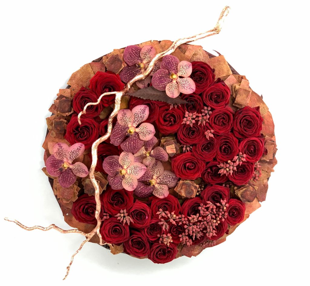 anna popova red naomi floral creation