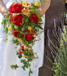 Angelica Lacarbonara shares her excitement on a Post COVID Italian Wedding Floral Scene