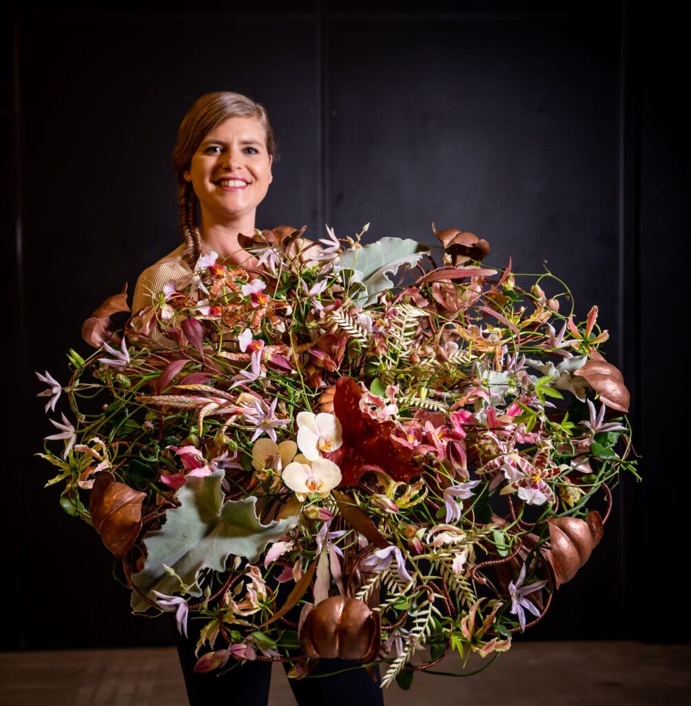Hanneke Frankema Europa Cup champion of flower styling