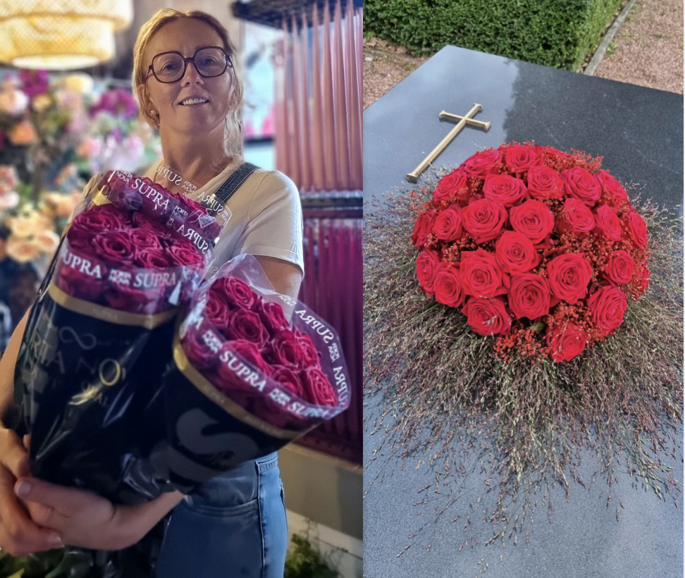 20 Red Roses, Red Naomi Rose Bouquet